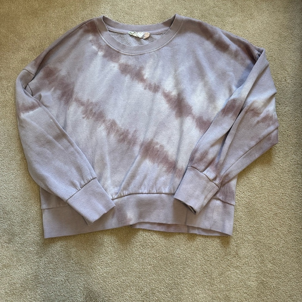 Lavender Tie-Dye Women's Sweater